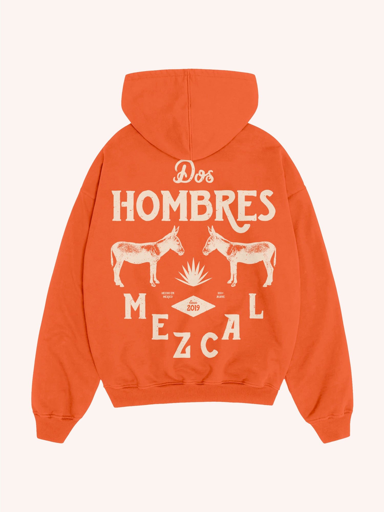 Dos Hombres Orange Hoodie