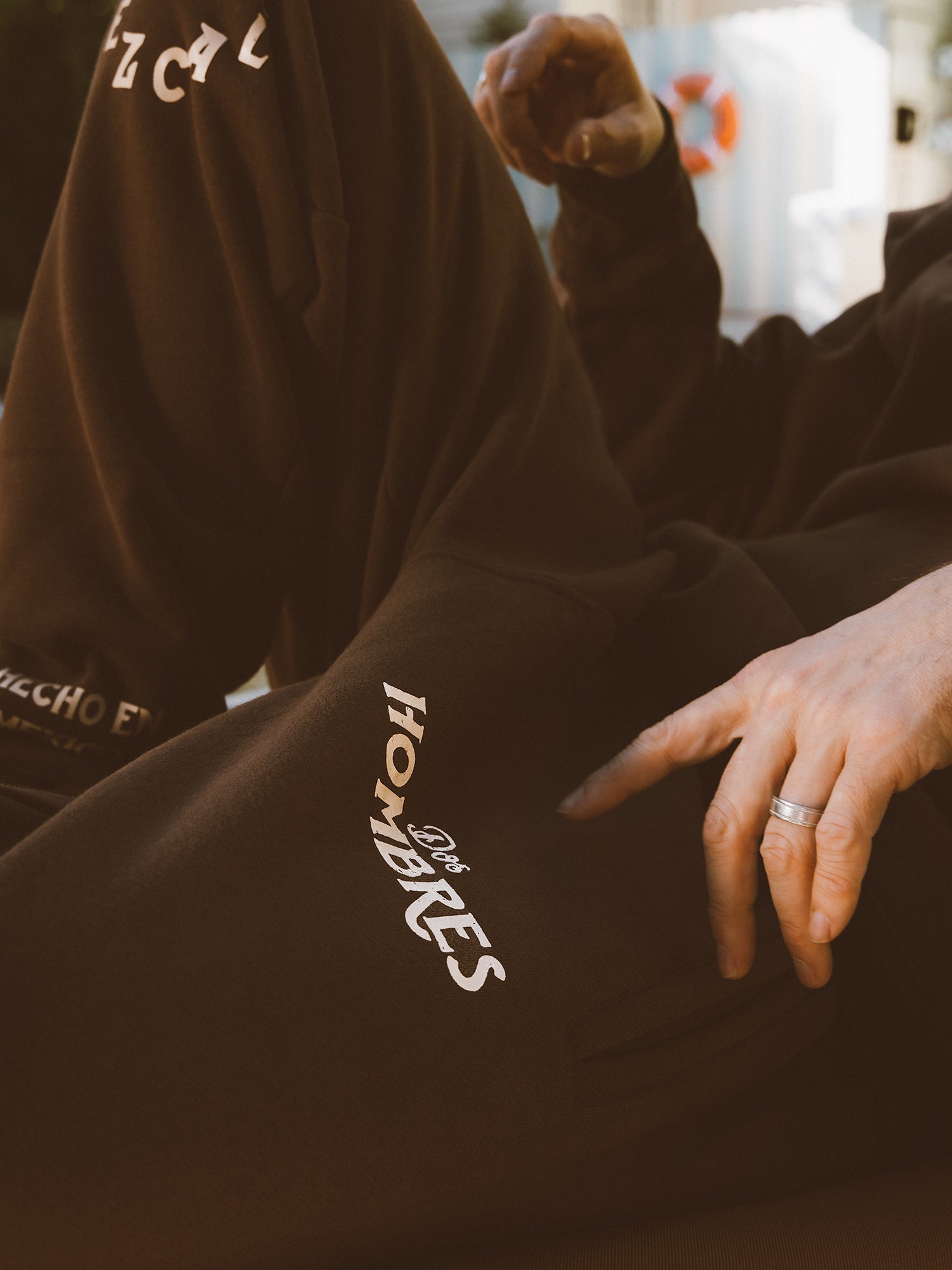 Dos Hombres Chocolate Joggers. Photo 1.