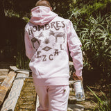 Dos Hombres Pink Hoodie