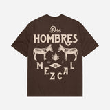 Dos Hombres Chocolate Tee. Back.