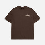 Dos Hombres Chocolate Tee. Front.